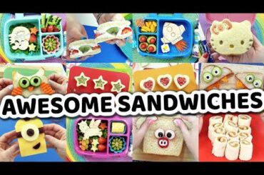 25 Fun & Easy SANDWICH Ideas You NEED to Try For Lunch! | BUNCHES OF LUNCHES