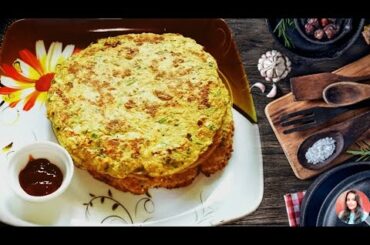 Oats Omelette | Weight Loss Food | Healthy Breakfast Recipe | How To Make Oats Omelette  | Oats Diet