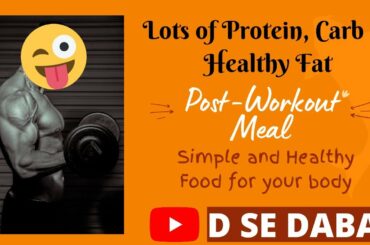 Best Post Workout Meal ll Healthy Breakfast Recipe