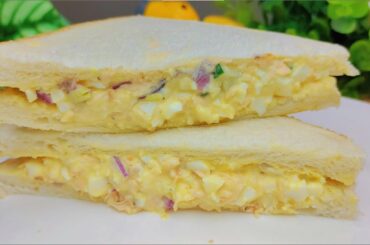 Salmon sandwich recipe mayonnaise! Easy and simple salmon bread recipe for breakfast!