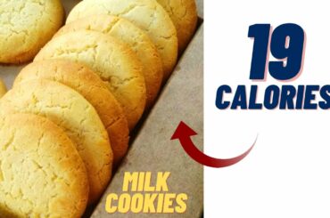 8 COOKIES WITH 1 TABLESPOON OF FLOUR- Low calorie cookies- Low calorie breakfast recipe