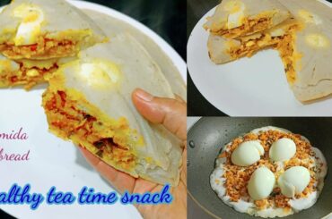 Healthy tea time snack recipe / Egg puff kulthappa.