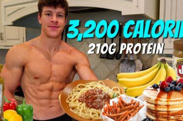 LEAN BULKING DIET | Building Muscle with Healthy and Delicious High Protein Meals | 3,200 Calories