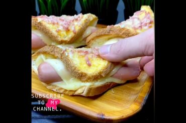 1 min original breakfast SANDWICH recipe for healthy eating @ultrafast cooking #shorts
