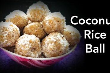 Coconut rice ball | Healthy and simple recipe | ummul rufaidah