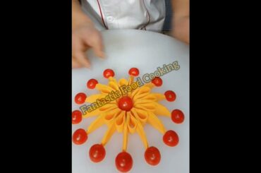 Popular Salad Decoration Idea | #shorts | #youtubeshorts | Fantastic Food Cooking