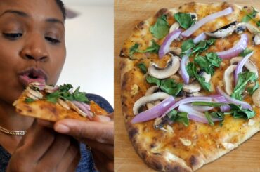 Naan Bread Pizza for Weight Loss | With Homemade Pizza Sauce