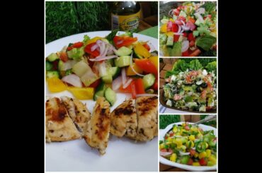 Easy Greek Salad Recipe /Chicken Salad /American Sweet Corn Salad Recipe /Healthy Salads /By Aish
