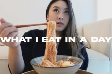 What I Eat In a Day *low calorie + asian food*