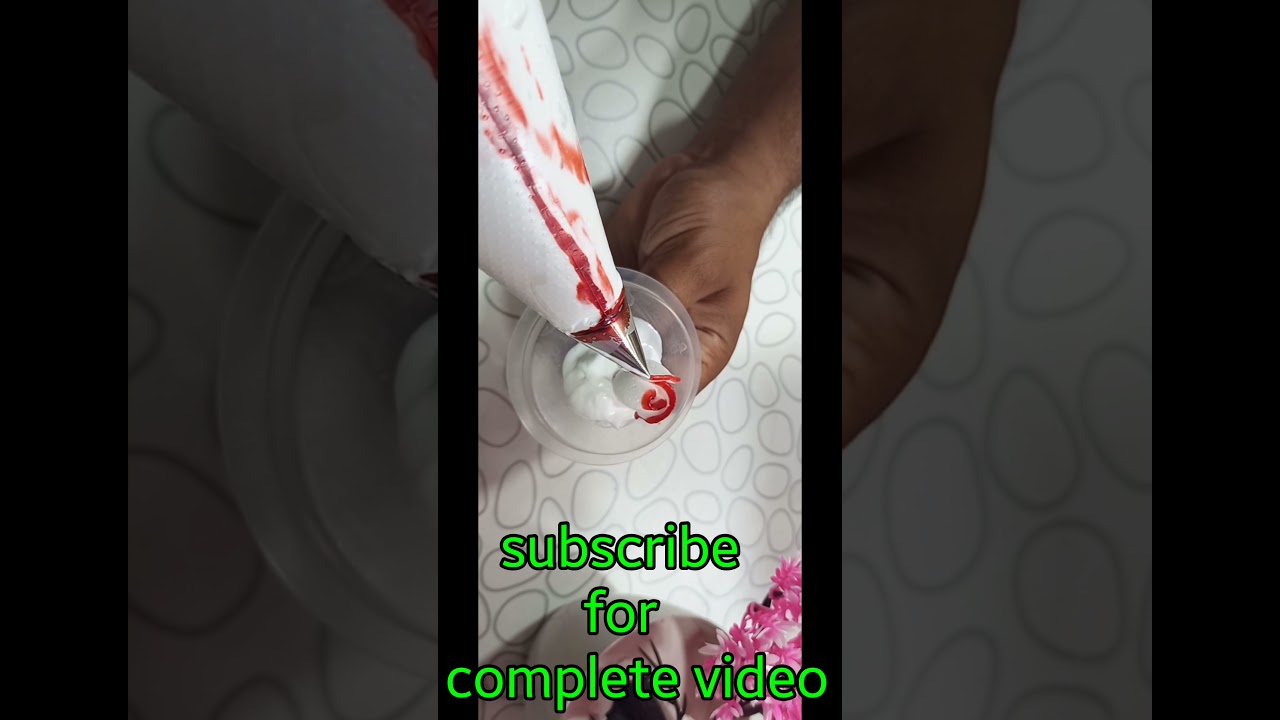 whipping cream flowers | cake Decoration ideas | cream flower | zia cake | #shorts Recipe whipping cream flowers | cake Decoration ideas | cream flower | zia cake | #shorts Recipe