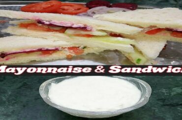Homemade Mayonnaise In 1-Minute / Snack & Breakfast Veg Sandwich  recipe by @Mirchi Kitchen Afreen