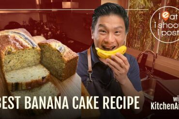 Best Banana Cake Recipe - ieatishootipost