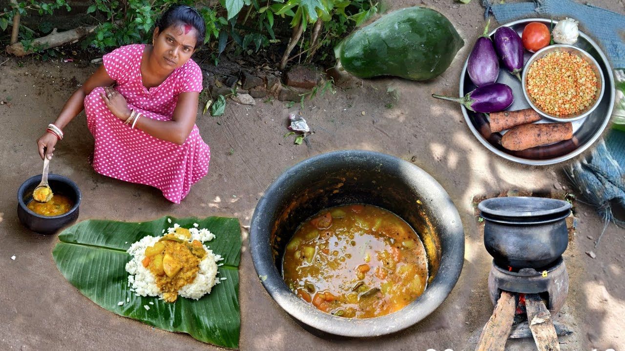 Dalma Recipe Village style | Caly pots Dalma Cooking and eating | Healthy Food | Rural Village India Dalma Recipe Village style | Caly pots Dalma Cooking and eating | Healthy Food | Rural Village India