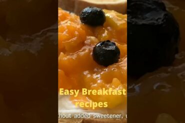 EASY HEALTHY vegan BREAKFAST recipes l #Breakfast l #Shorts