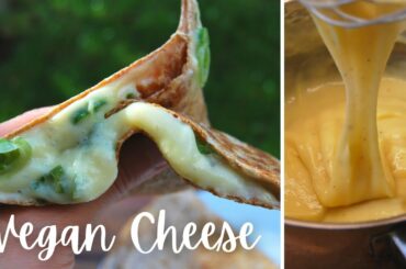Melty Vegan Cheese Recipe in 1 minute! Healthy Cheese alternative