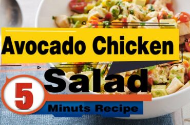Grilled Chicken Avocado Bacon Salad| Grilled Chicken Salad, |  Healthy Salad Recipe 2021