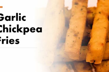 Garlic Chickpea fries with Cheese | Homemade Healthy Fries | Low Calorie Fries  || @SmartDietRecipes