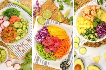 3 Lunch Bowl Recipes | Healthy + Fresh