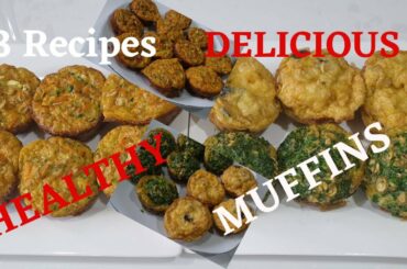 3 Healthy and Delicious Muffin Recipes | Quick and Easy to Make | Breakfast or Lunch box ideas
