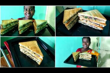 Grilled Sandwich Recipe | Potato Sandwich | Sandwich Recipe At Home | Amala Village Food