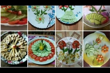 Healthy vegetables salad recipe | Simple & easy salad decoration