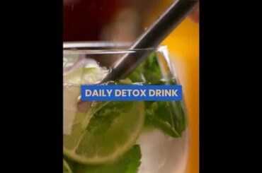 Daily Detox Drink | Weight Loss Recipes | Detox Drinks To Lose Weight | Fat Cutter Drink #Shorts
