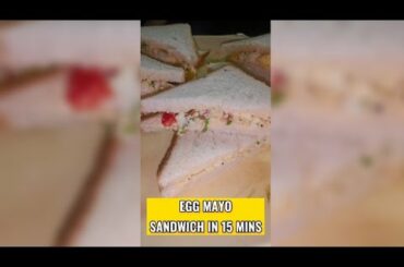 How to make Egg Mayo Sandwich in 15 mins | Easy, healthy and quick sandwich | Rehana Shamsher