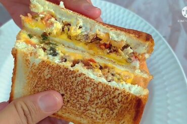 Morning breakfast | Quick eggs sandwich| healthy breakfast recipe