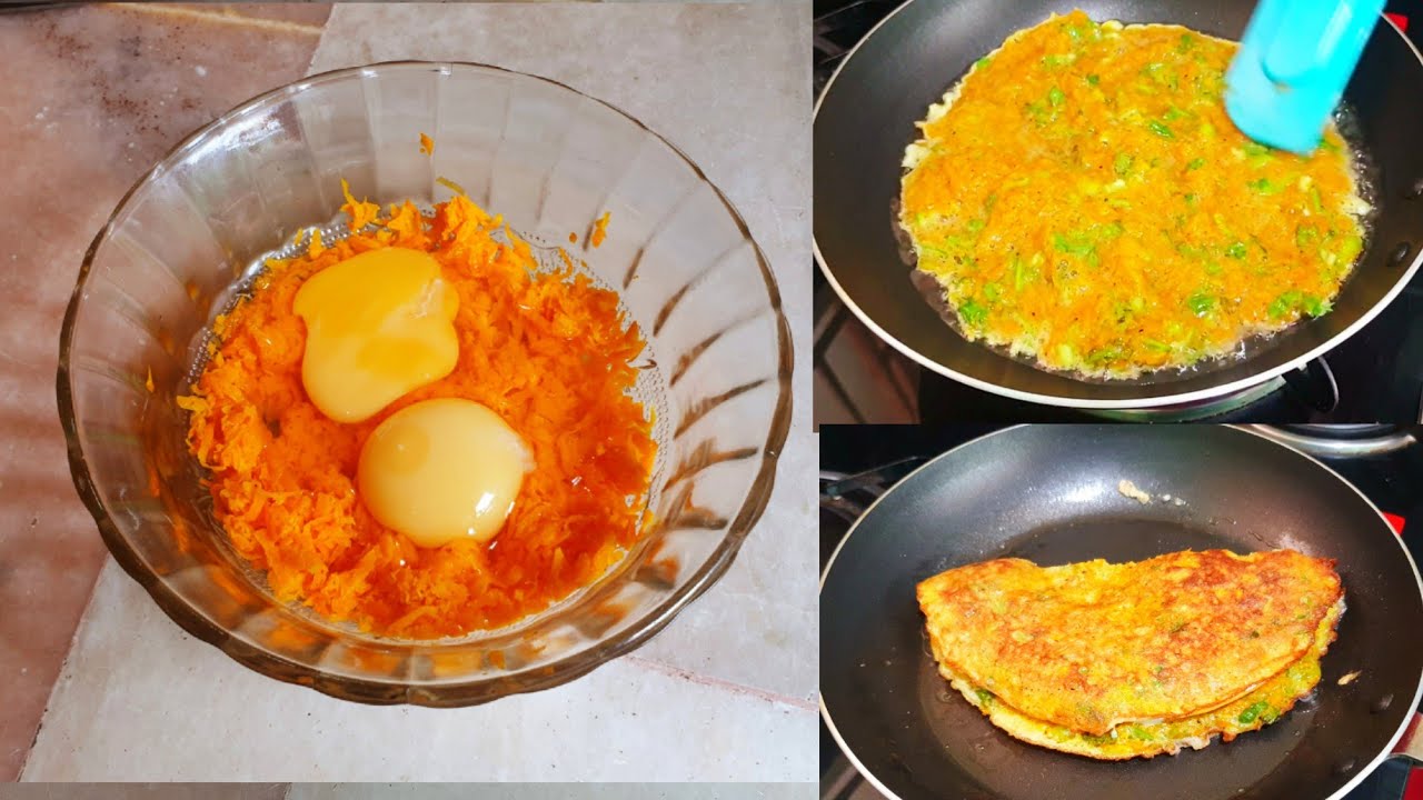 New Healthy Breakfast Recipe | Carrot Omelette | Morning Breakfast | New Healthy Breakfast Recipe | Carrot Omelette | Morning Breakfast |