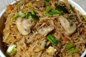 Quick and Healthy Lunch Box Recipe | Mushroom Fried Rice | Lunch Recipe | Variety Rice