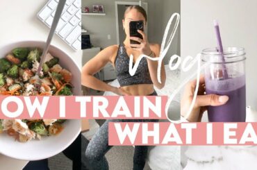 FULL DAY OF EATING & TRAINING | healthy meals, strength workout, healthy and realistic