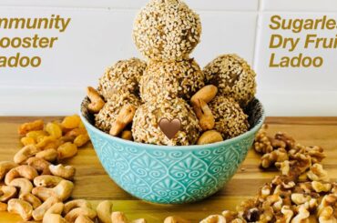 Dry fruits Ladoo Recipe| Winter Special Healthy & Sugar Free Immunity Booster Ladoo Recipe| CCwJ