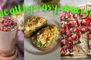 easy healthy snacks for you | low-cal recipes