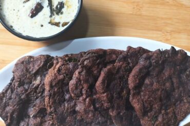 Ragi vada recipe/ Easy healthy snacks/ simple breakfast #shorts