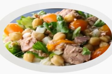 CHICKEN PEA & TUNA SALAD#healthy salad recipes#