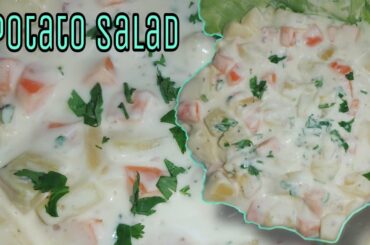 HOW TO MAKE POTATO SALAD | EASY AND HEALTHY POTATO SALAD RECIPE | cath haven