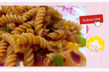 DINNER RECIPE, Super healthy Fusilli shaped pasta # how to #chicken sausage #spaghettipasta