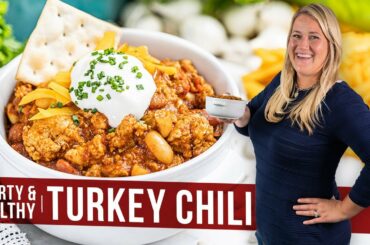 Hearty and Healthy Turkey Chili
