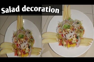 Healthy salad recipe l Maxican salad with quick decoration...#shorts
