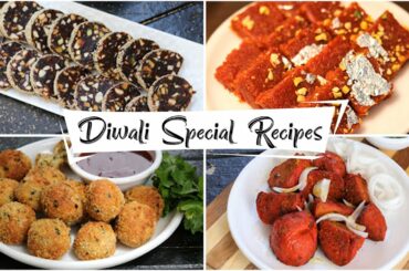 4 Healthy Diwali Special Sweets and Snacks Recipes | Diwali Special Recipes  | Healthy Diwali Recipe