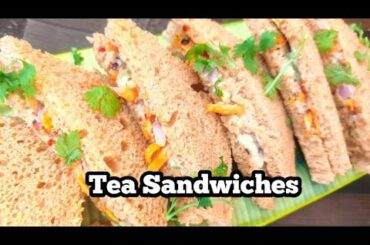 Tea Sandwiches|Tea Time Sandwich Recipes|Sandwich Recipe|Easy Sandwiches #shorts#ytshorts