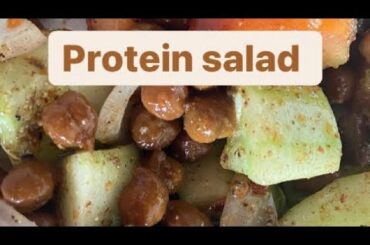 Protein salad recipe | healthy salad recipe | gluten free | weight loss recipe