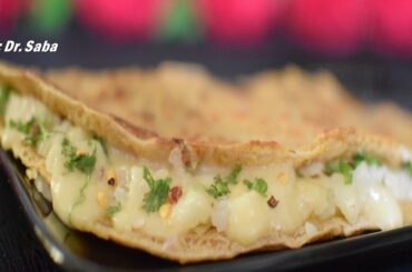 Healthy Breakfast Ideas - Pakistani breakfast (Recipe # 8) | Healthy Cheesy Aalu Paratha