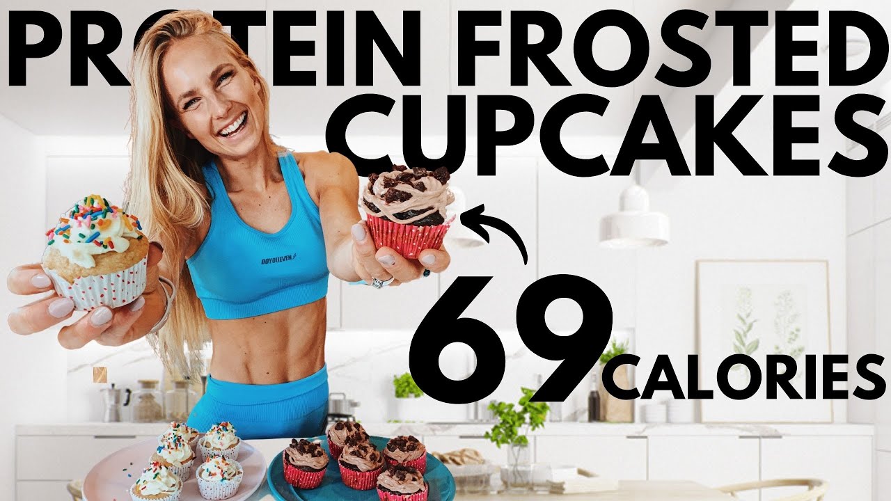 Low Calorie Chocolate & Vanilla Protein Frosted Cupcakes EASY Anabolic Recipe. IT'S DELICIOUS Low Calorie Chocolate & Vanilla Protein Frosted Cupcakes EASY Anabolic Recipe. IT'S DELICIOUS