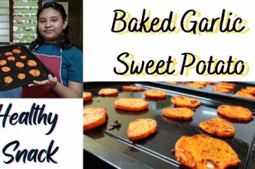 Baked Garlic Sweet Potato in Tamil | Healthy Snacks | Recipes for beginners