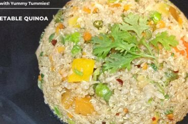 VEGETABLE QUINOA | HEALTHY RECIPE | QUINOA FOR WEIGHTLOSS | QUINOA RECIPE | WEIGHTLOSS RECIPES