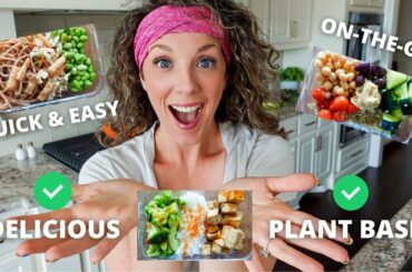 PLANT-BASED MEAL PREP for Beginners ( Easy & Great for On-The-Go) // Vegan, Starch Solution