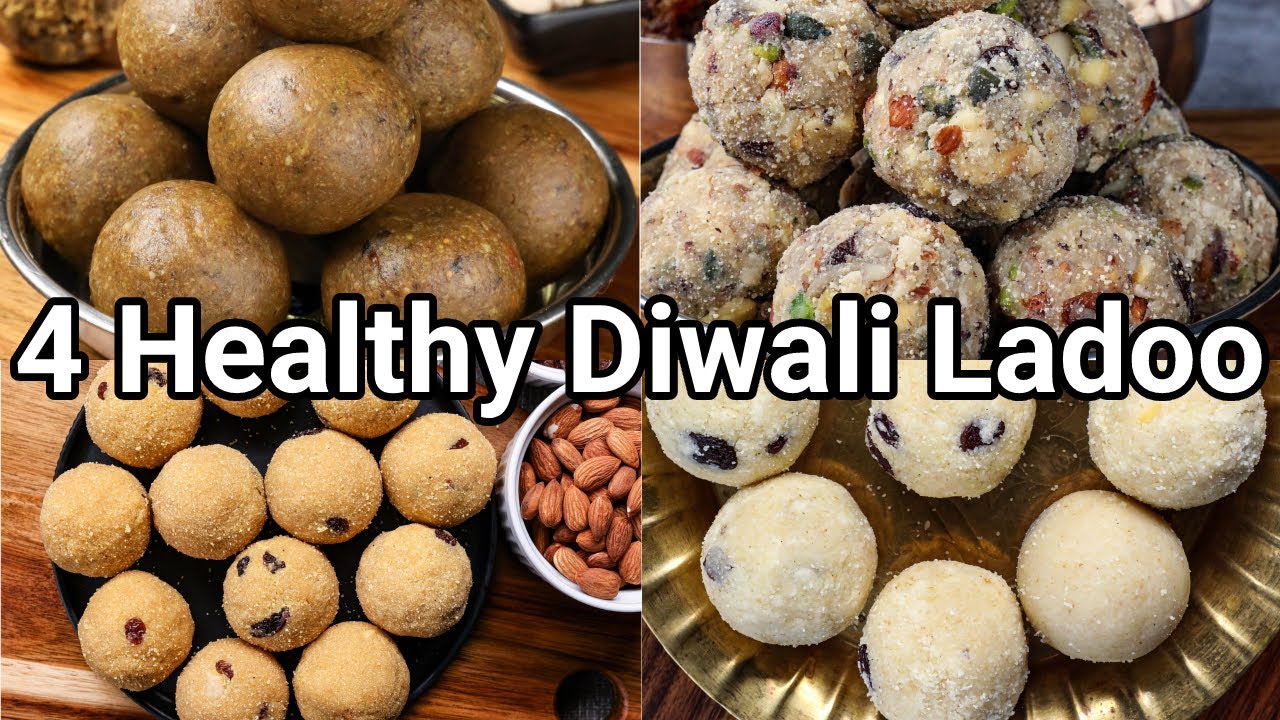 4 Instant Diwali Special Ladoo Recipes | Quick Easy Healthy Laddu Recipes | Instant Deepavali Sweets 4 Instant Diwali Special Ladoo Recipes | Quick Easy Healthy Laddu Recipes | Instant Deepavali Sweets