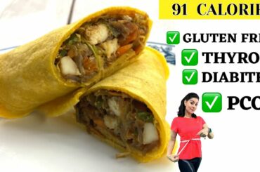 Healthy Indian Veg Spring Rolls Recipe | High Protein Weight Loss Recipe For Breakfast/Lunch/ Dinner