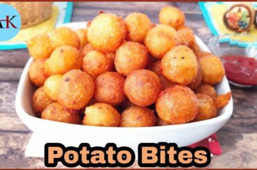 Potato Bites | Crispy Garlic Potato Bites | Snacks Recipe | Potato Recipe | Mrs Abid Kitchen